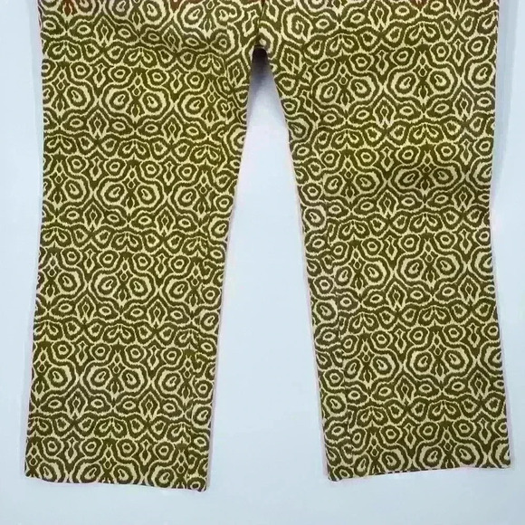 J Crew Womens Size 2 Pants City Fit Stretch Bronze Cream 24" Ankle - Picture 9 of 10